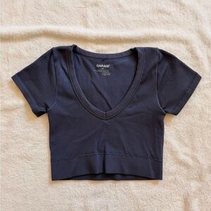 Garage V Neck Top